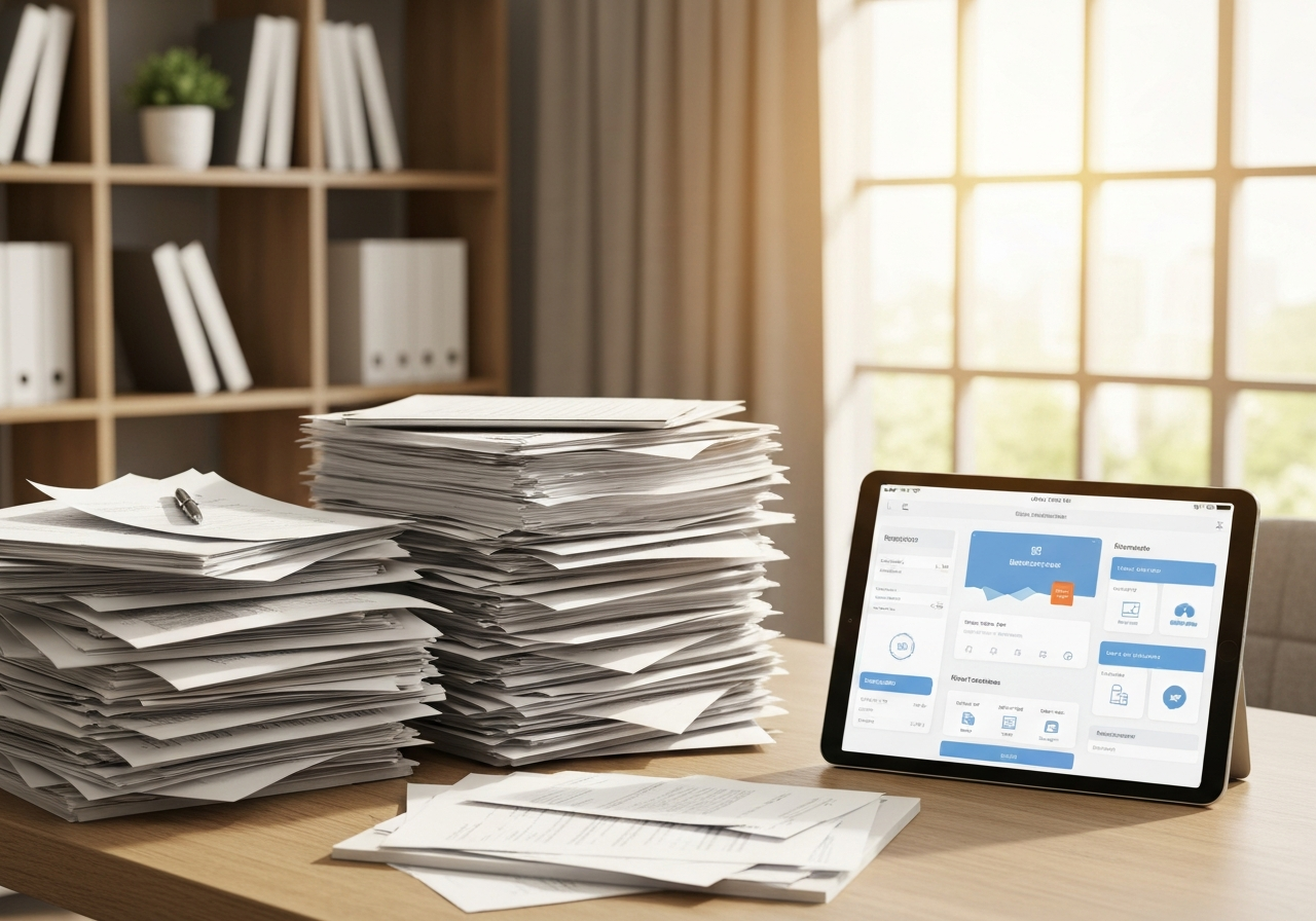 Büro-Transformation vom Papierchaos zur digitalen Ablage